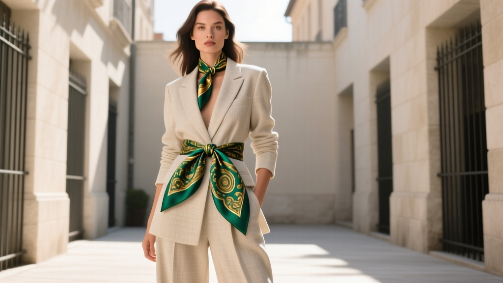 How to Wear a Silk Scarf as a Belt: Styling Guide