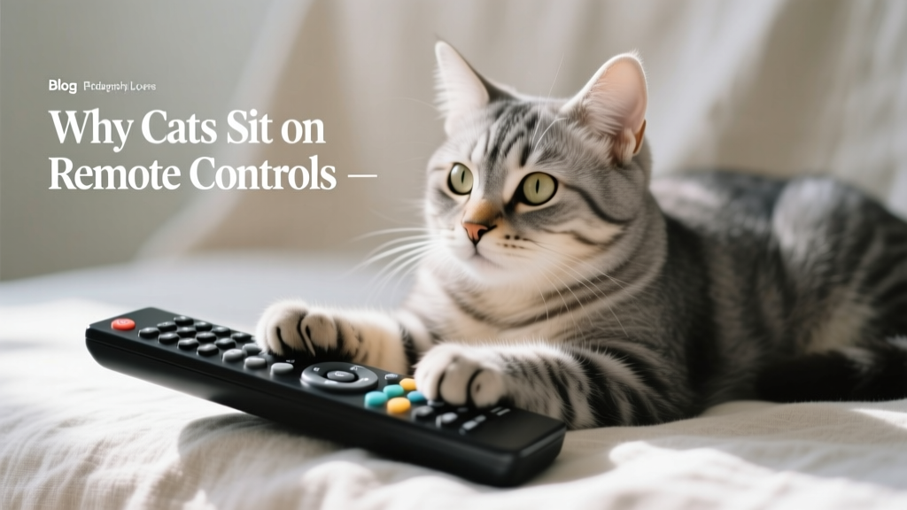 Why Cats Sit on Remote Controls