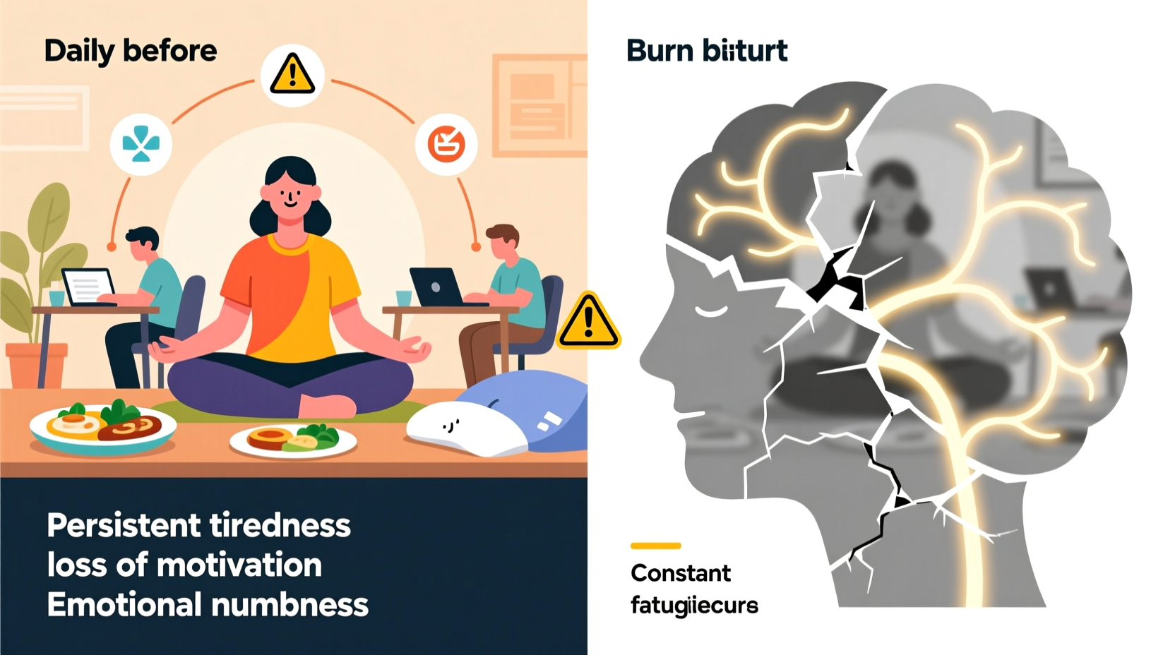 how to recognize burnout before it crashes your daily routine