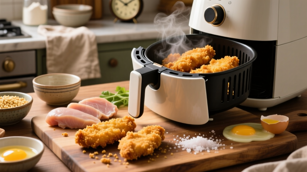 Air Fryer Panko Chicken Tenders: Crispy & Healthy