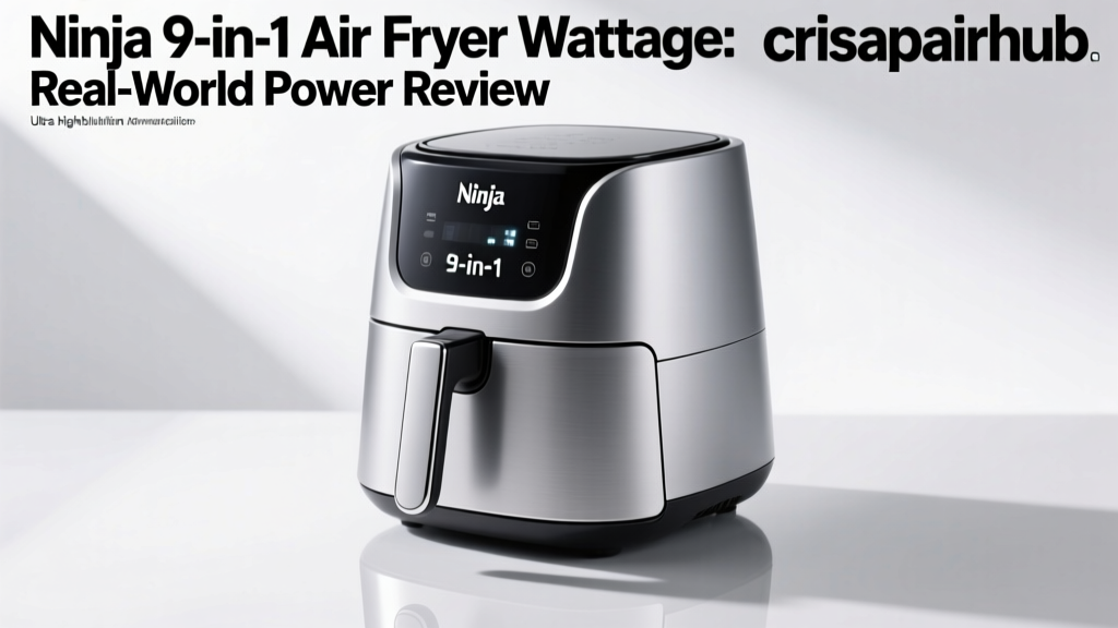 Ninja 9-in-1 Air Fryer Wattage: Real-World Power Review