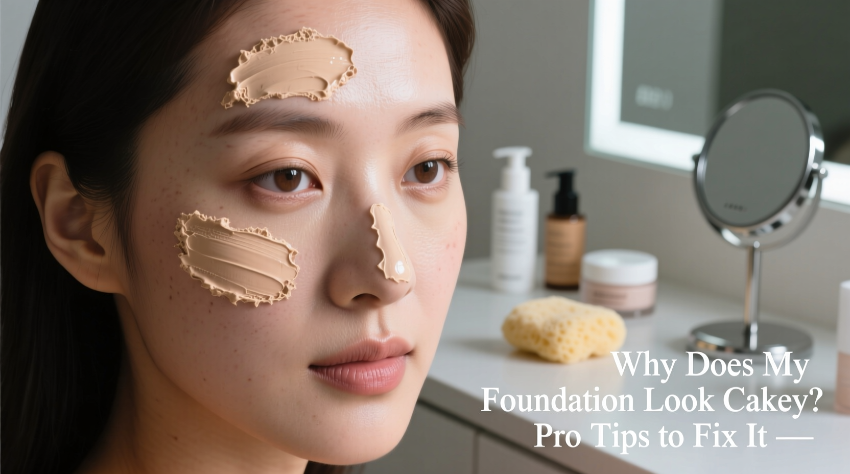 why does my foundation look cakey even after moisturizing pro tips to fix it