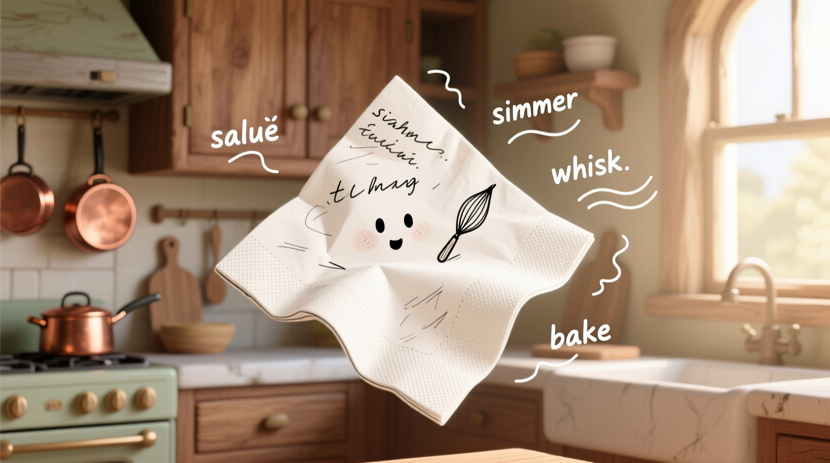 napkin talks you through recipes so you can focus on co