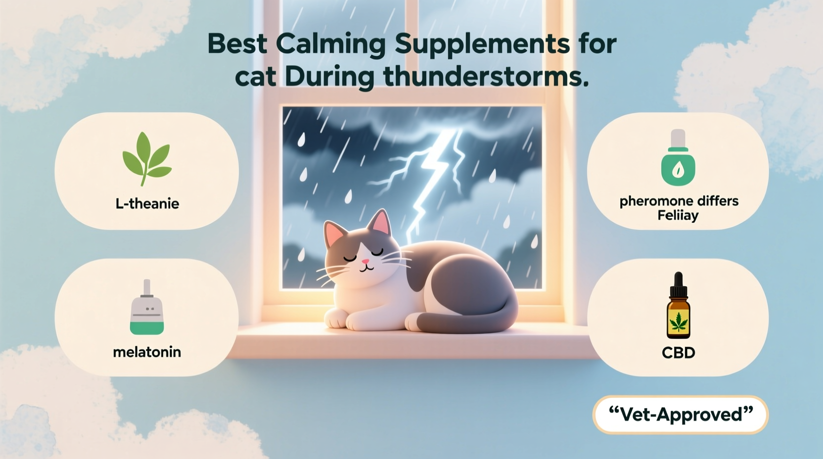 Calming Supplements For Cats While Traveling Reference: Best Calming Supplements For Cats During Thunderstorms Vet Approved Options