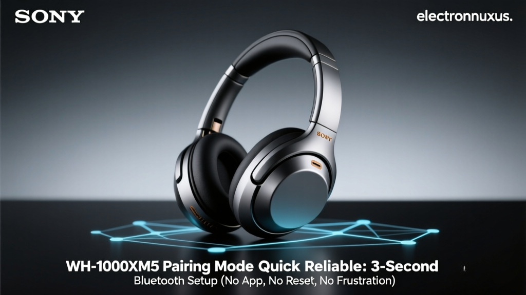 Sony WH-1000XM5 Pairing Mode Quick Reliable: 3-Second Bluetooth Setup (No App, No Reset, No Frustration)