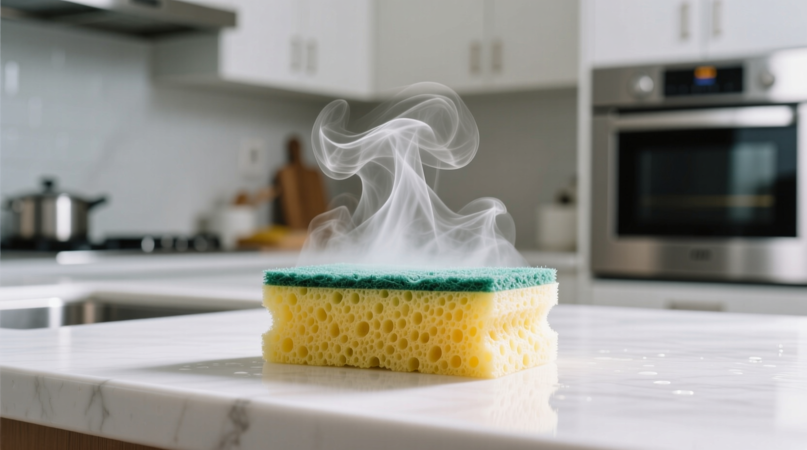 eco friendly sponge sanitizing with steam