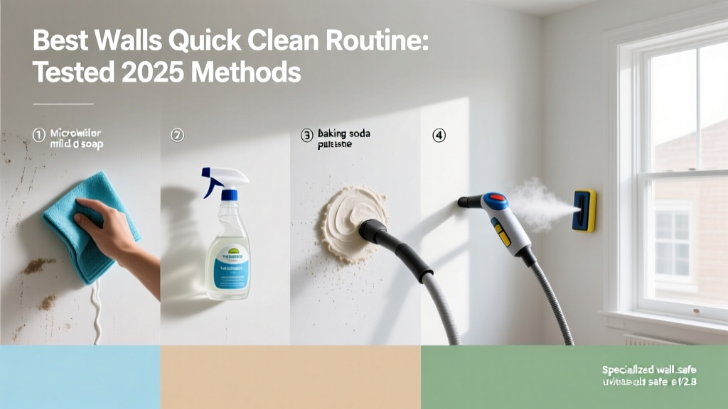 Best Walls Quick Clean Routine: Tested 2026 Methods