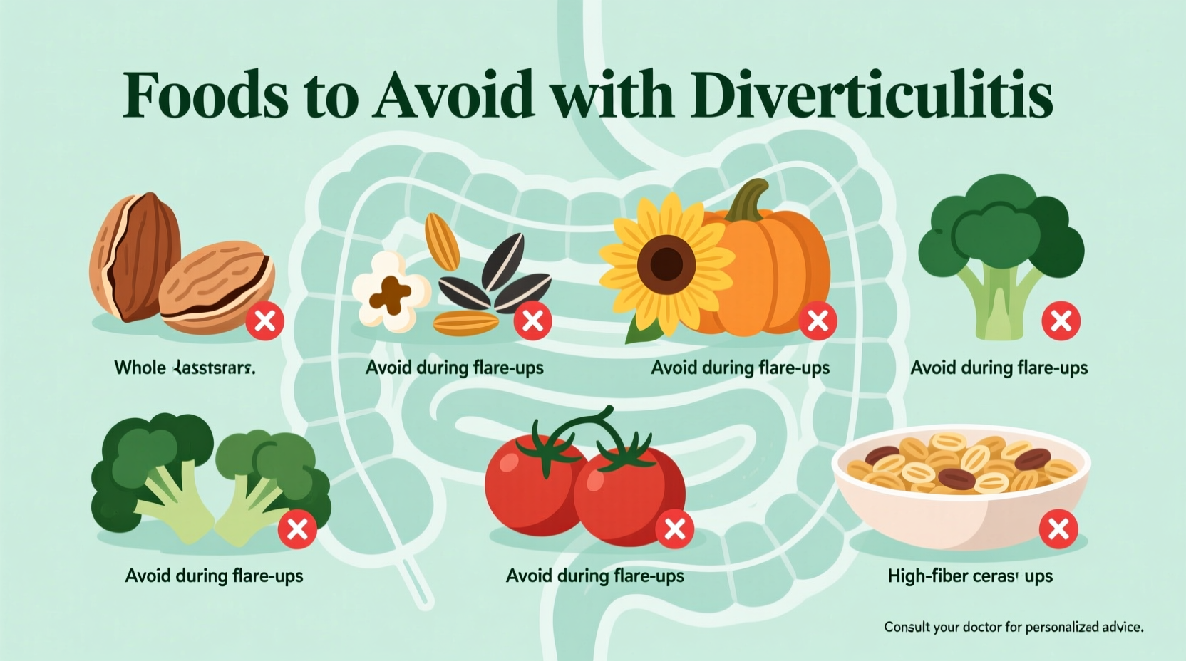 what foods not to eat with diverticulitis