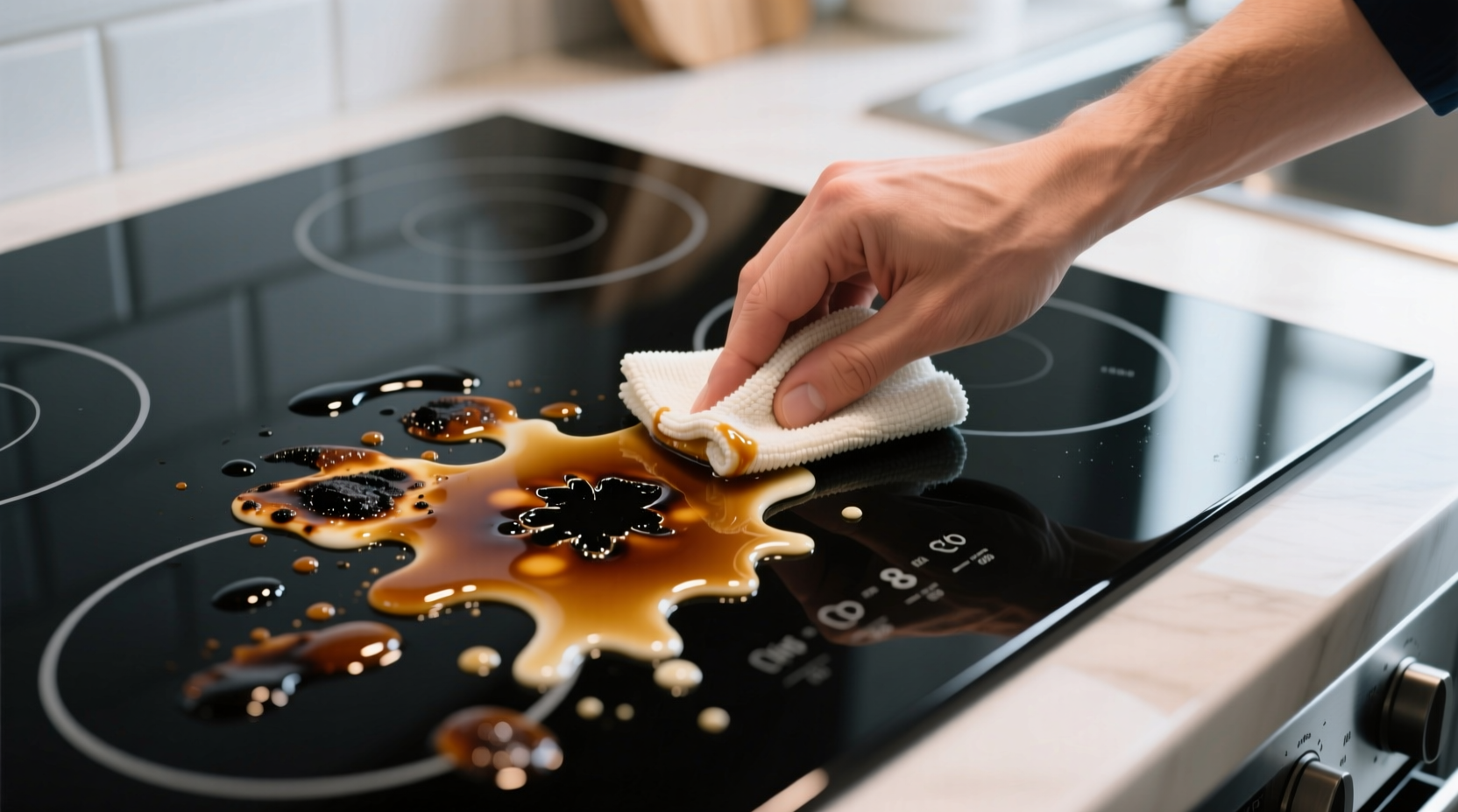 Ceramic Cooktop Cleaner vs Vinegar for Burnt Sugar