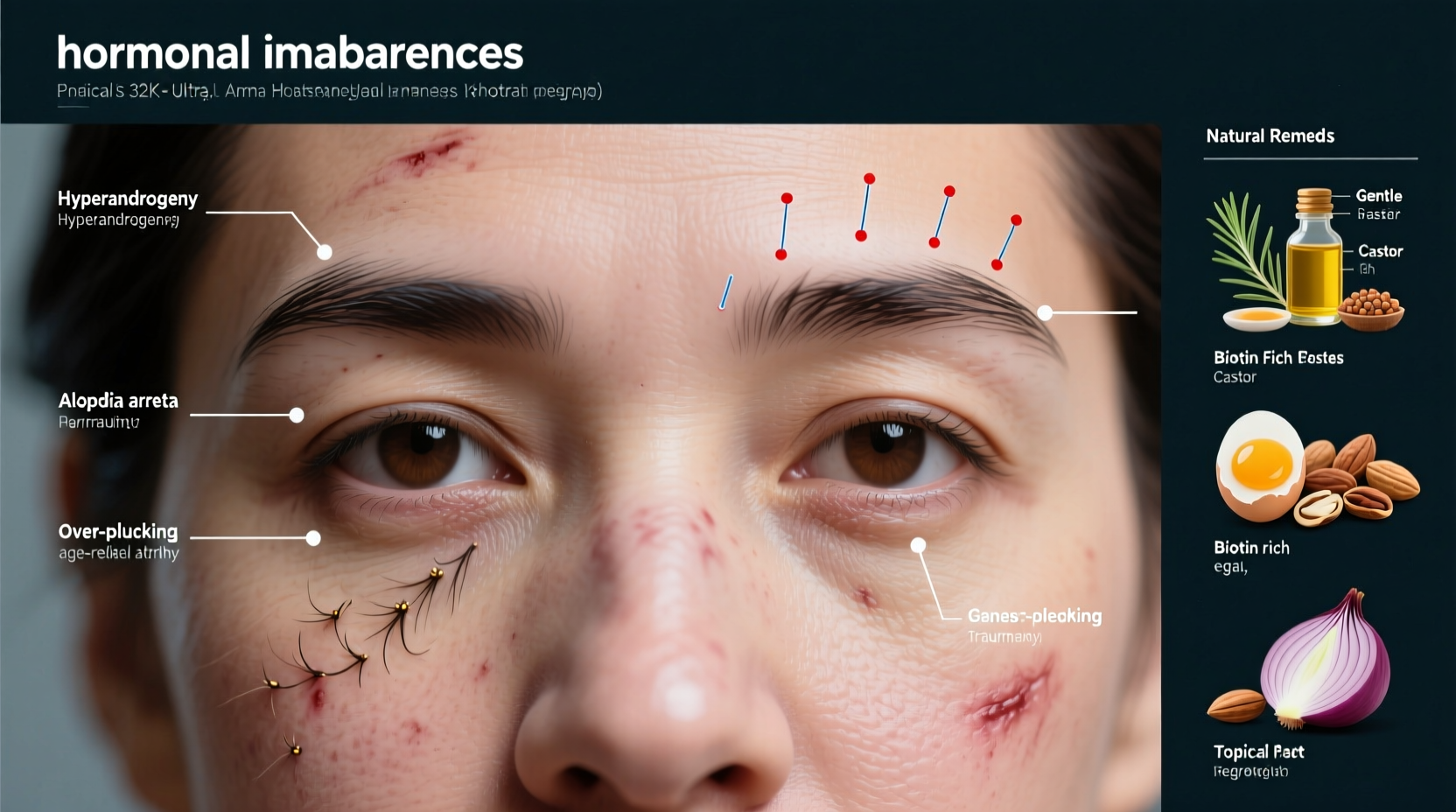 why are my eyebrows growing unevenly causes and natural fixes