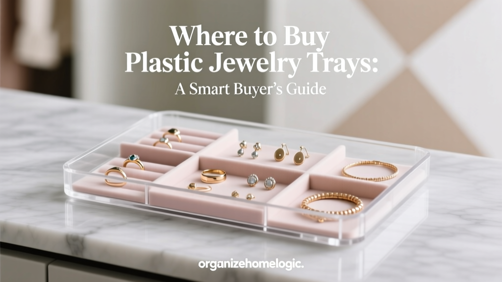 Where to Buy Plastic Jewelry Trays: A Smart Buyer’s Guide