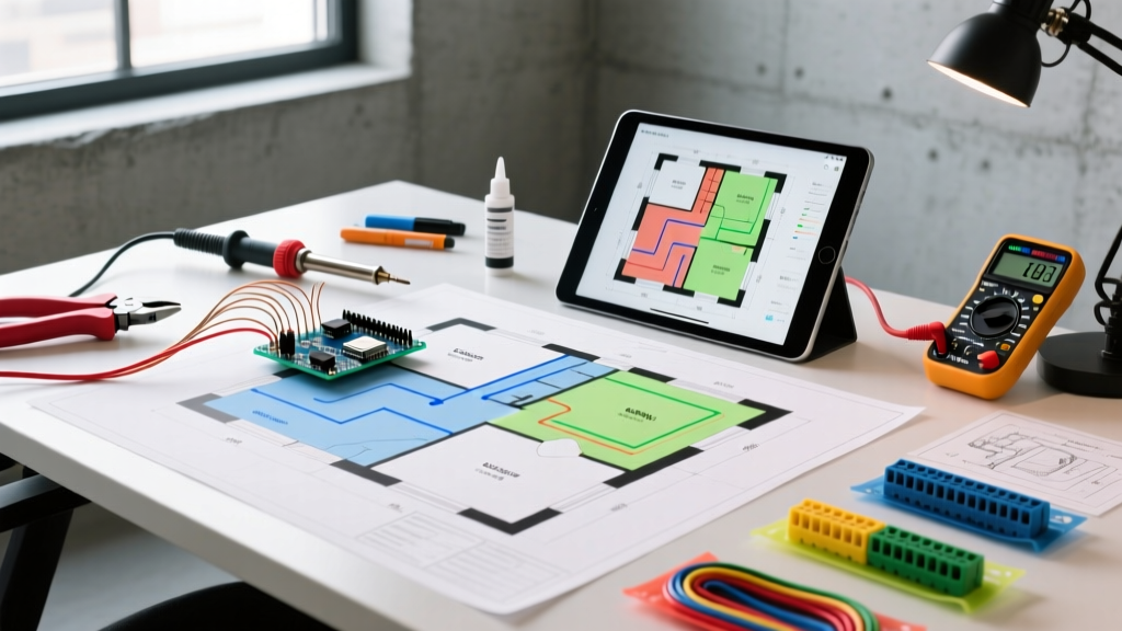Decoding a Commercial Floor Plan for Electrical Wiring Projects