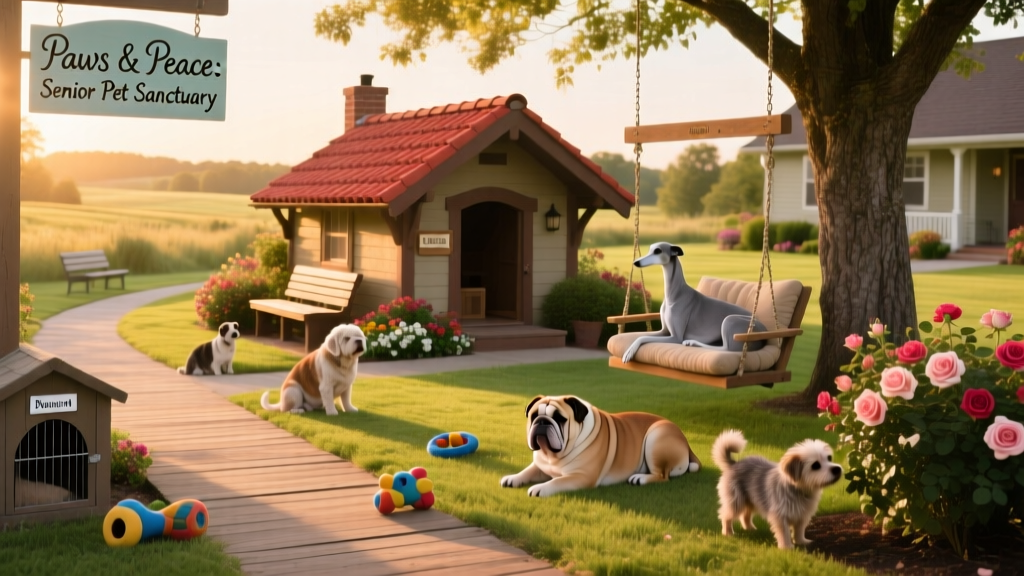 This Doggie 'Retirement Village' Gives Senior Pets a Safe Space to Live Out Their Golden Years