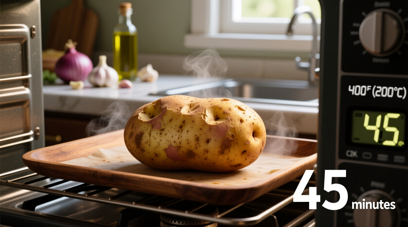 Perfect Baked Potato Time: Exact Minutes by Size & Temp