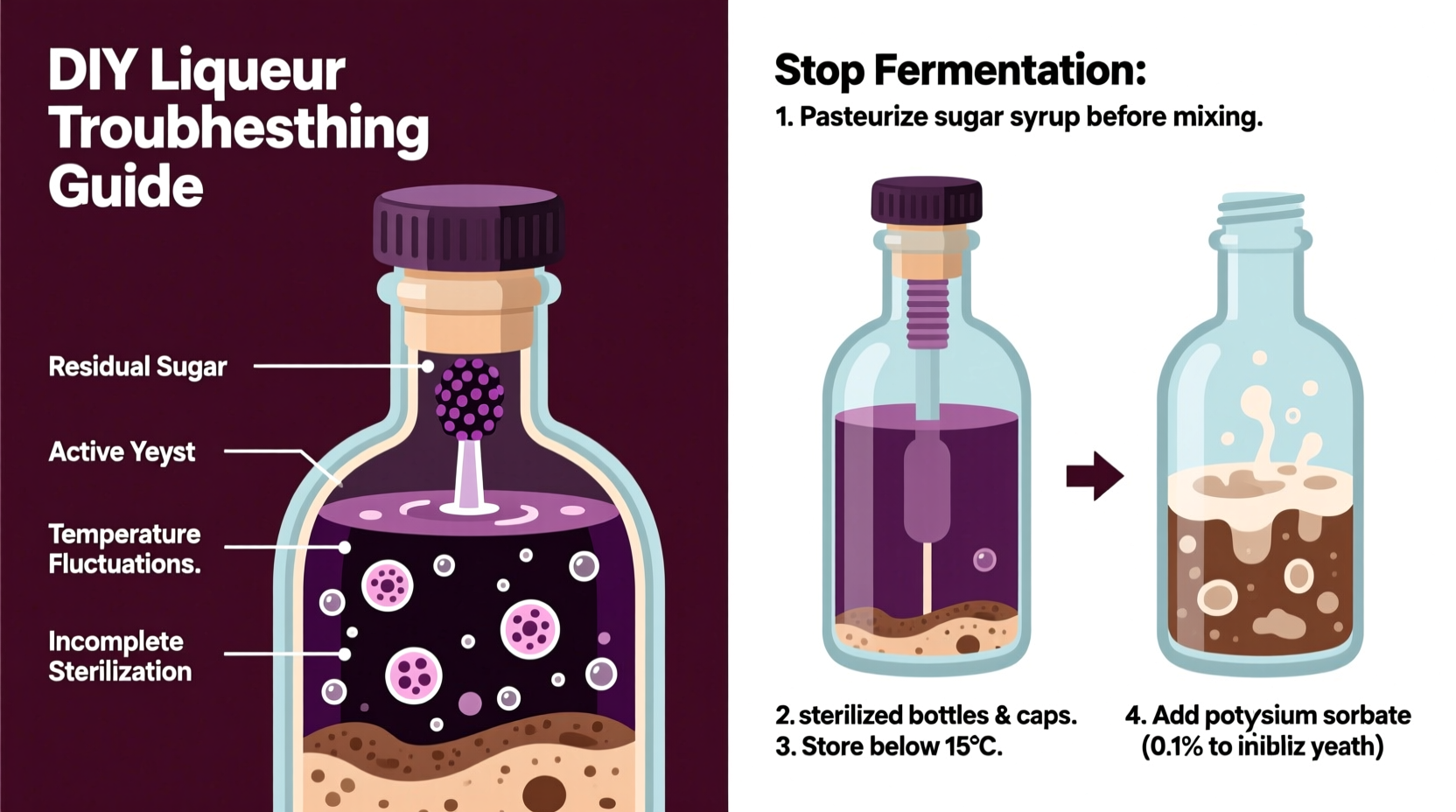 Why Does My Homemade Blackberry Liqueur Ferment Again In The Bottle And ...