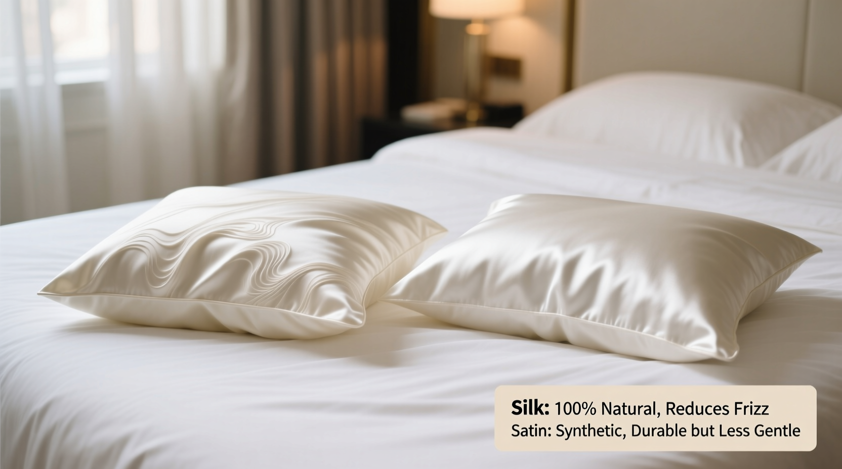 silk pillowcase vs satin which reduces frizz and lasts longer through washes