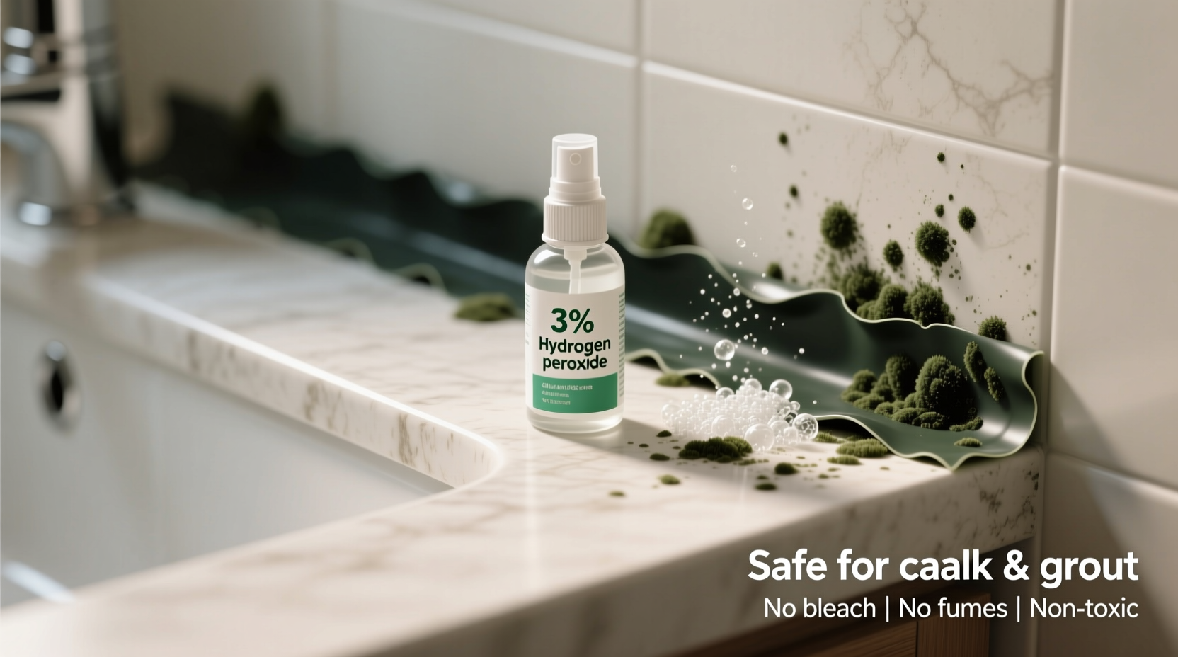 hydrogen peroxide mold removal for silicone