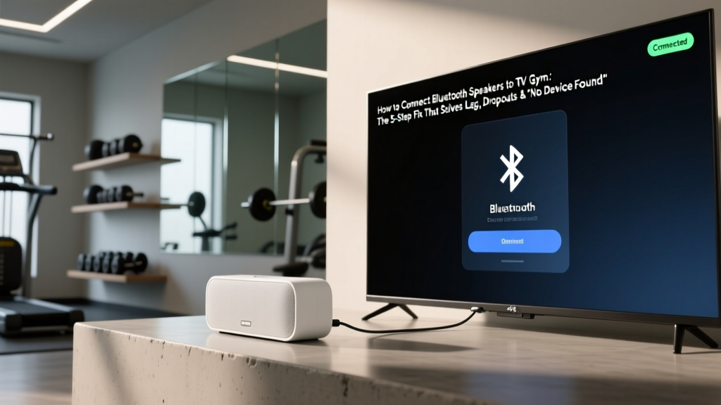 Bluetooth Speakers to TV Gym: Fix Lag & Dropouts