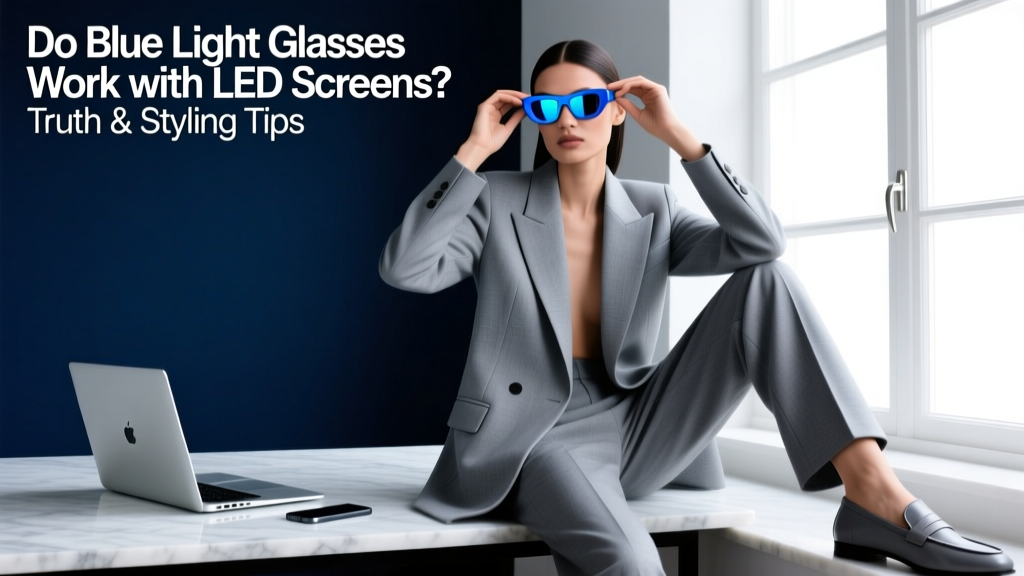 Do Blue Light Glasses Work with LED Screens? Truth & Styling Tips