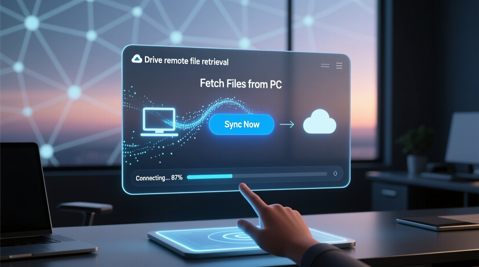 remotely fetch files from your pc with skydrive when i