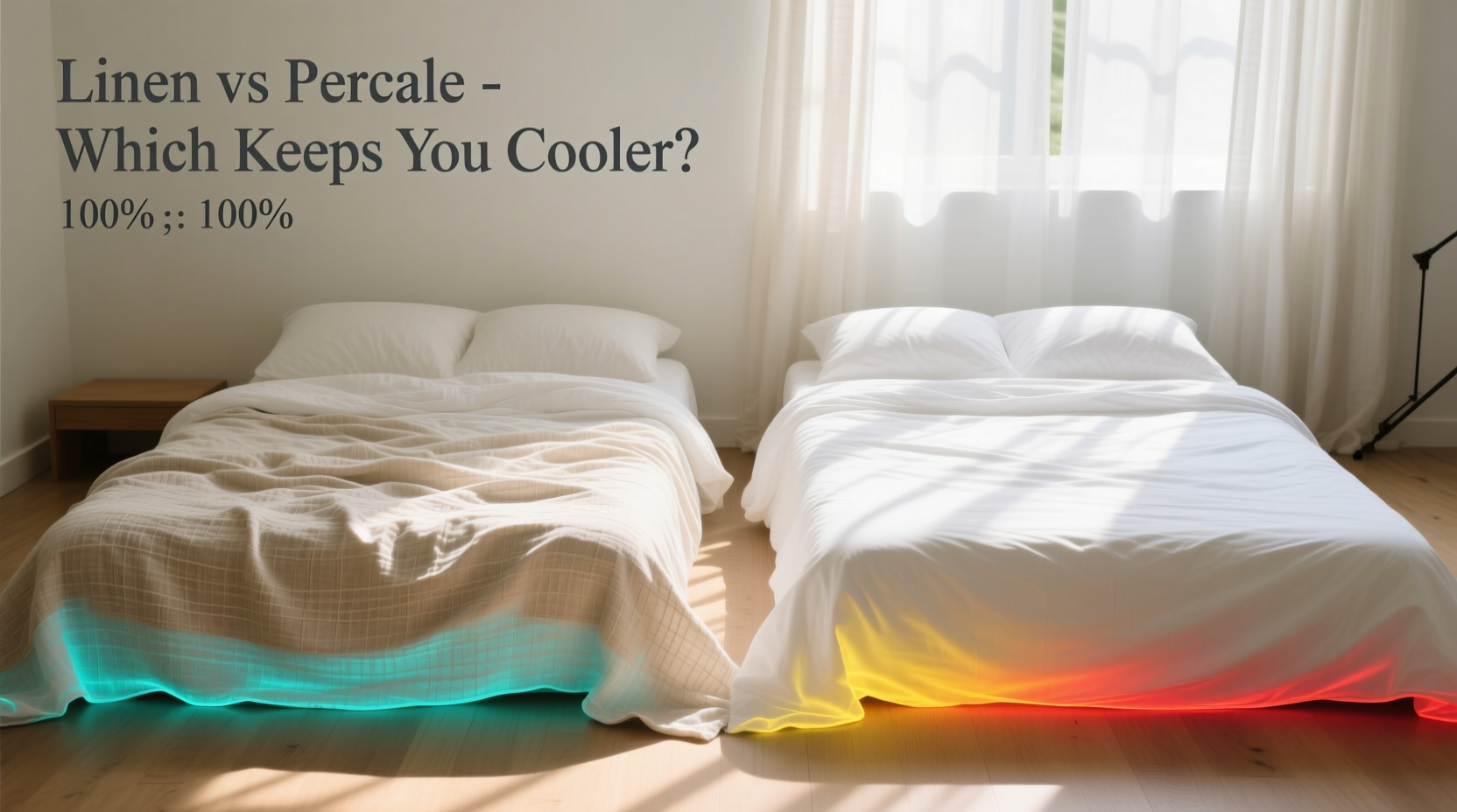 linen vs percale sheets which fabric actually keeps you cooler in a heatwave