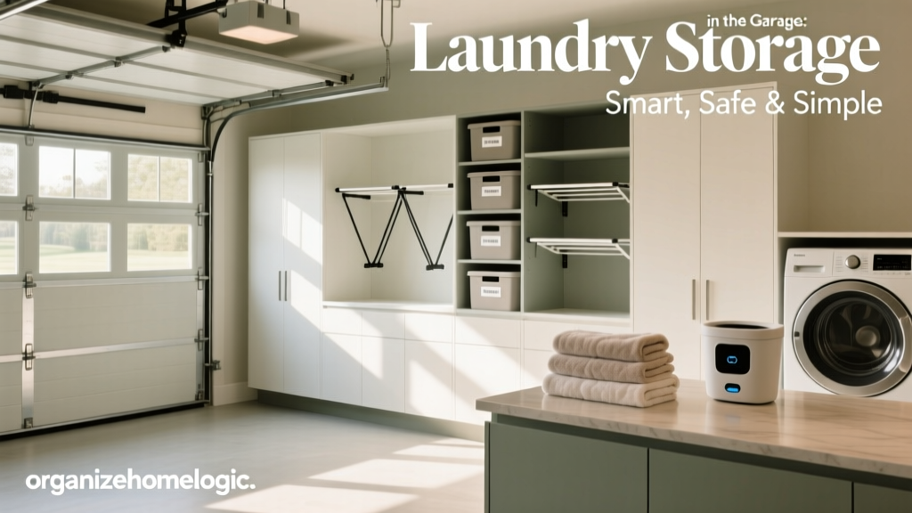 Laundry Storage in the Garage: Smart, Safe & Simple