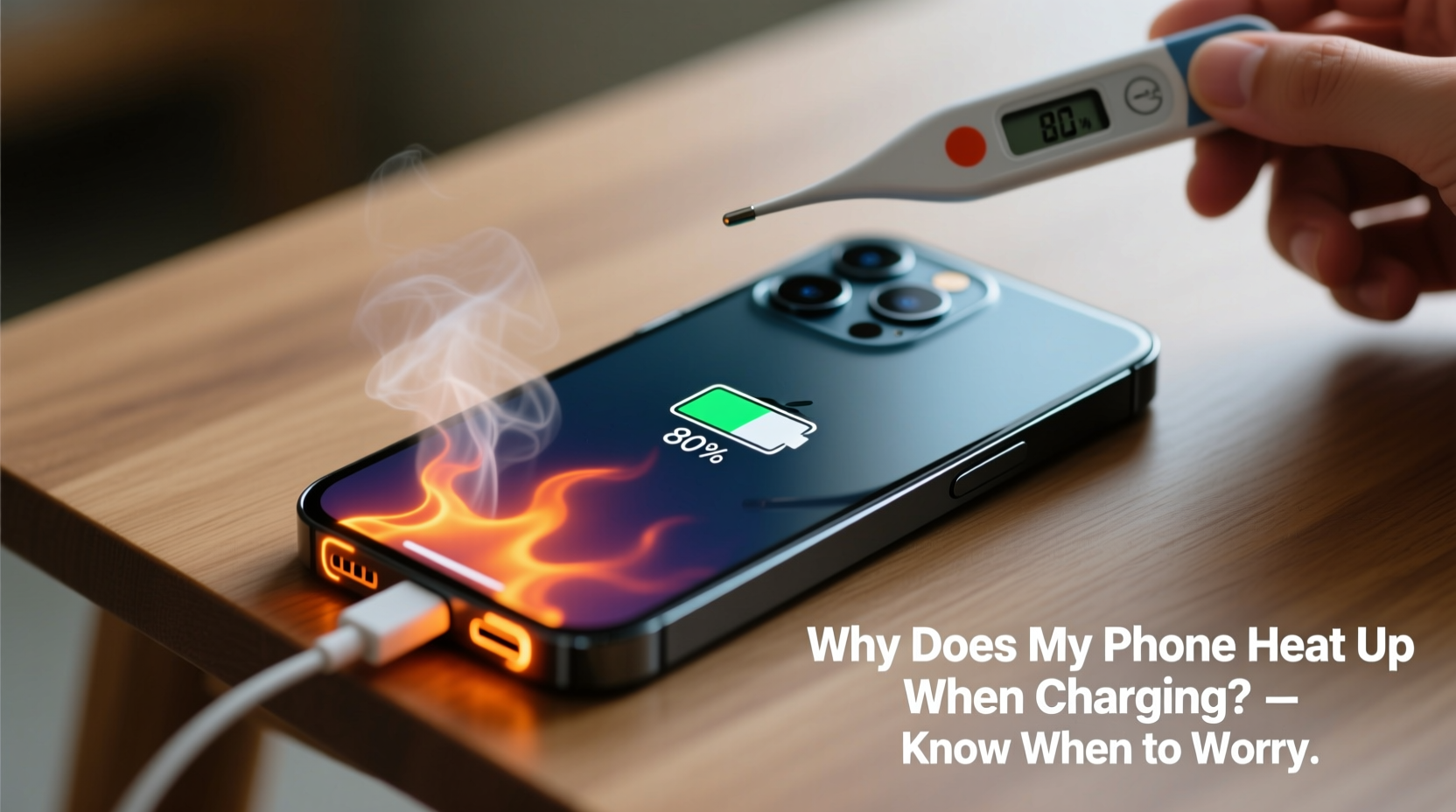 why does my phone heat up when charging and when should you worry