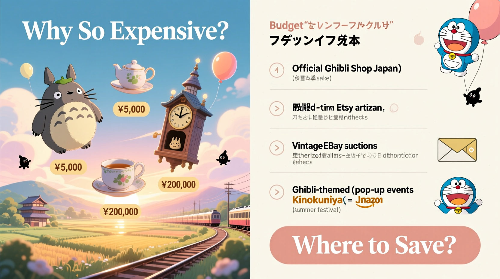why is studio ghibli merchandise so expensive and where to find deals