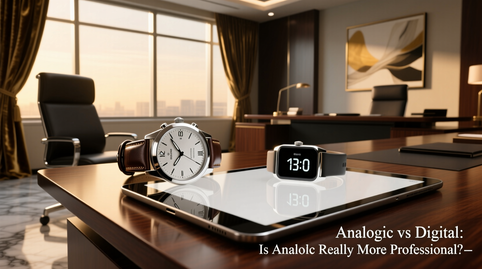 analog watch vs digital is analog really more professional