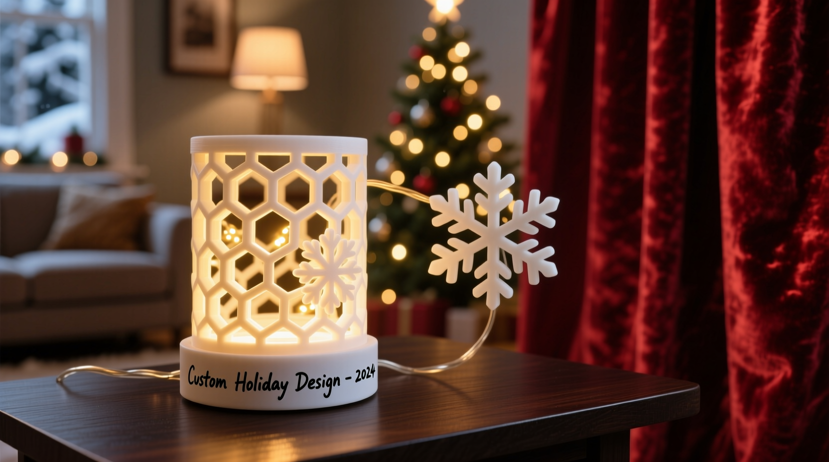 is it possible to 3d print custom christmas light diffusers at home