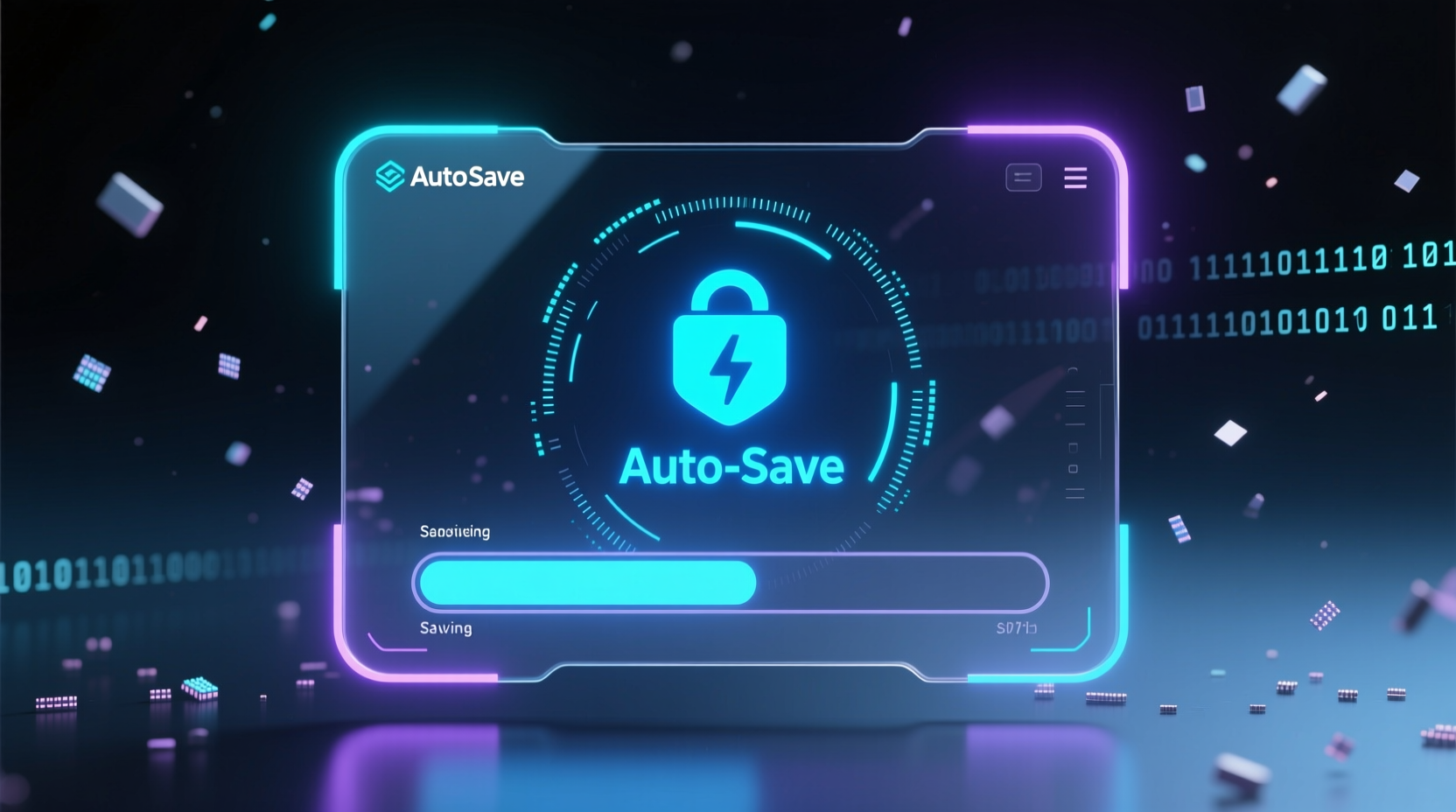 eversave automatically saves your work on a regular int