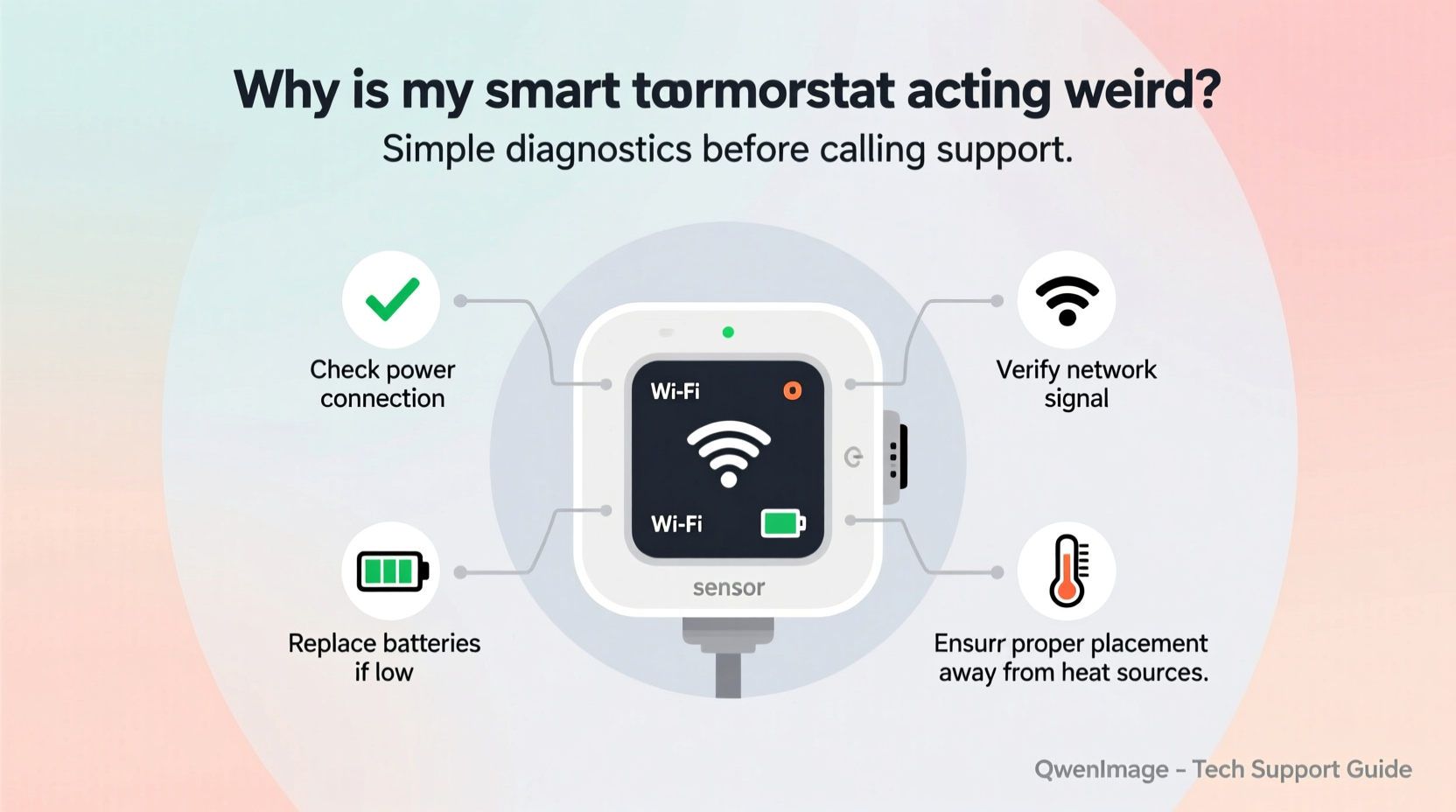 why is my smart thermostat acting weird simple diagnostics before calling support