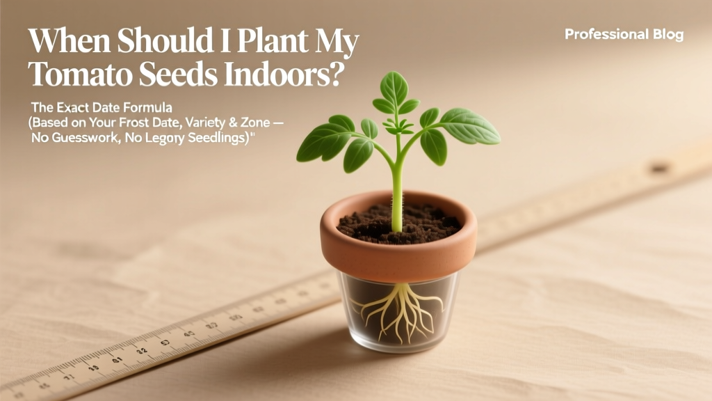 Succulent When Should I Plant My Tomato Seeds Indoors (2026)