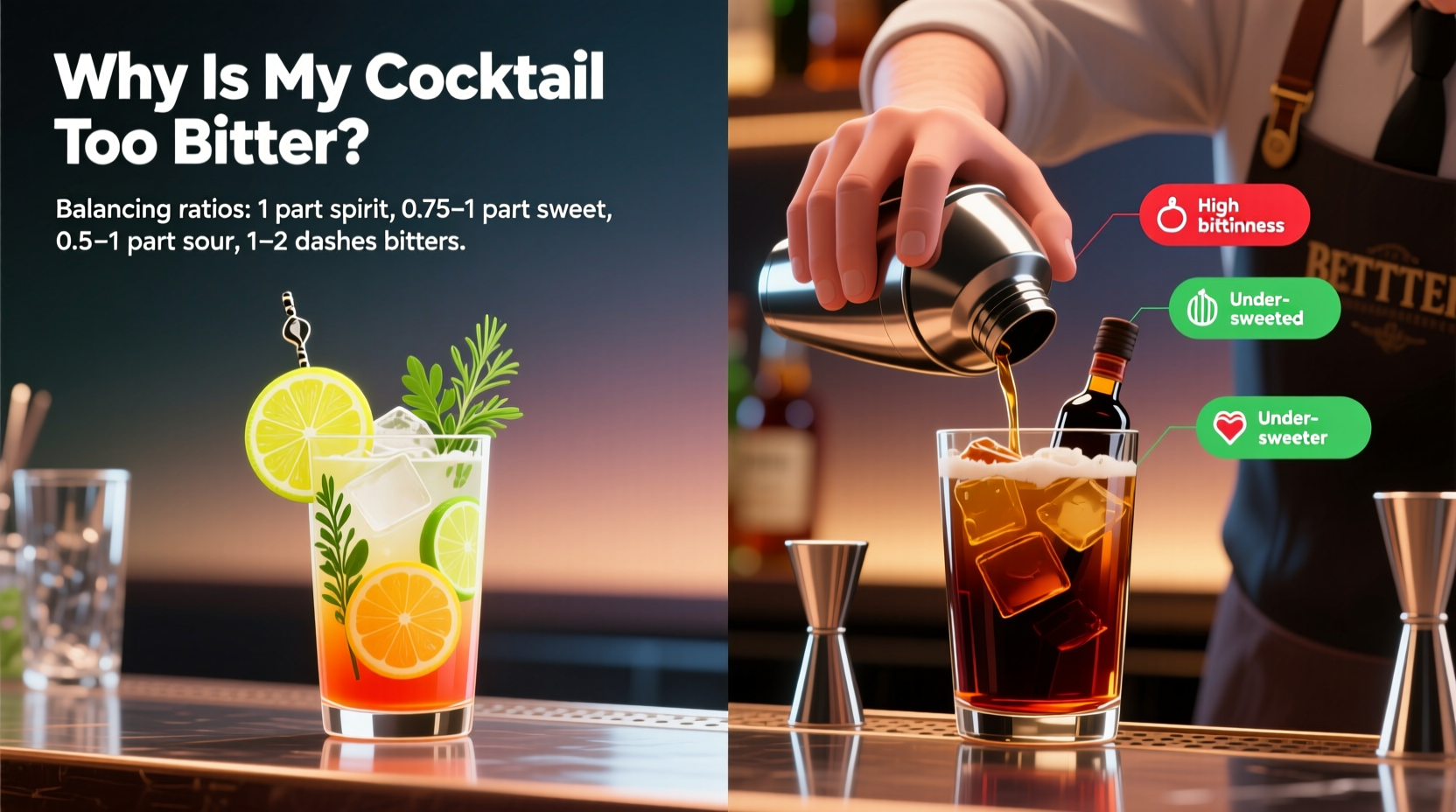 Why Is My Cocktail Too Bitter Balancing Ratios And Understanding ...