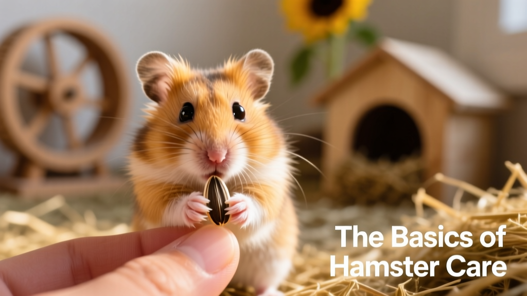 Close-up of a hamster taking a sunflower seed from a person's fingertips