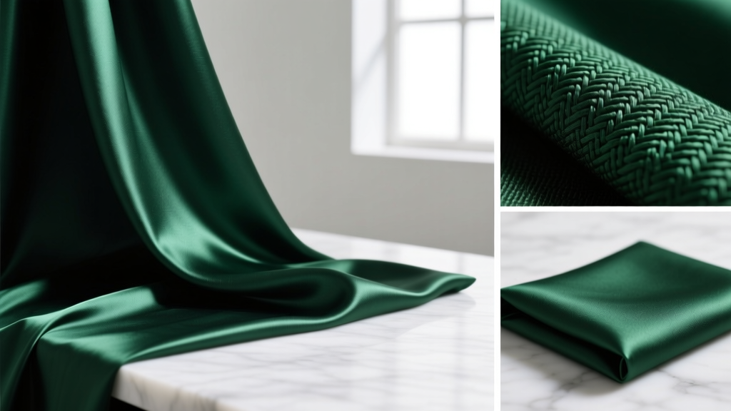 Dark Green Satin Fabric: Properties, Sourcing & Care Guide