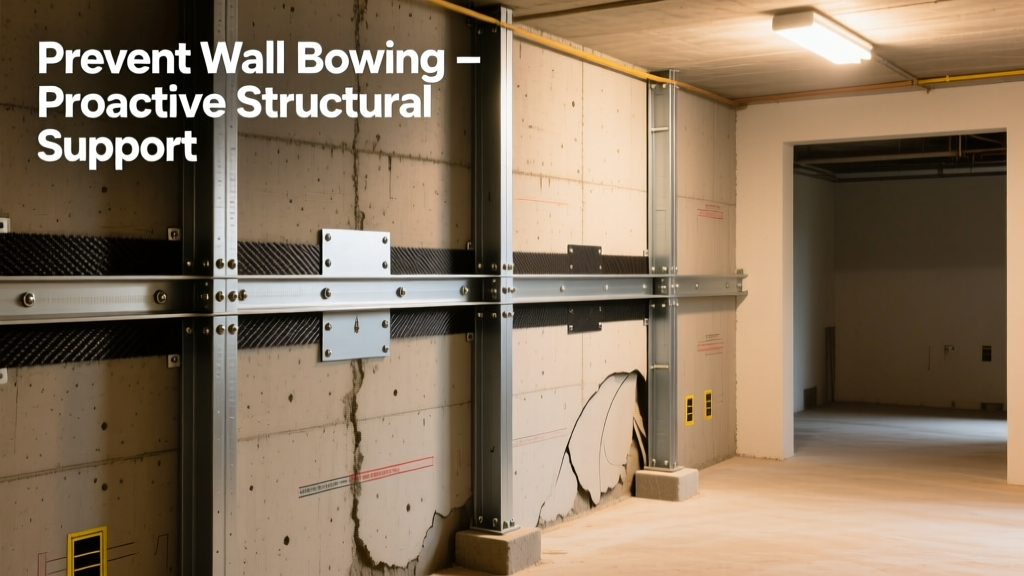 How to Prevent Wall Bowing in Basement and Load-Bearing Walls