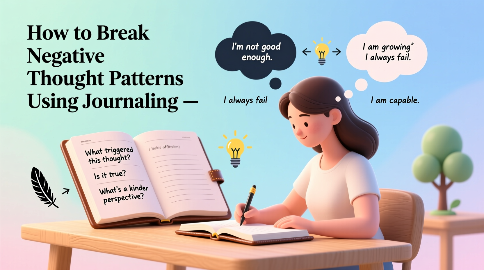 how to break negative thought patterns using journaling techniques