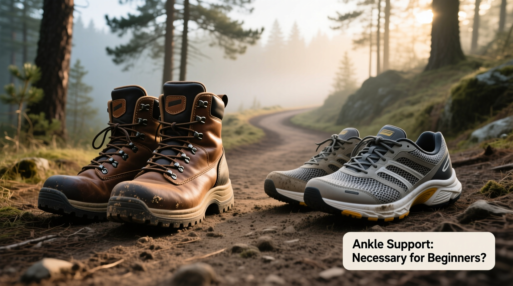 hiking boots vs trail runners for beginners is ankle support really necessary