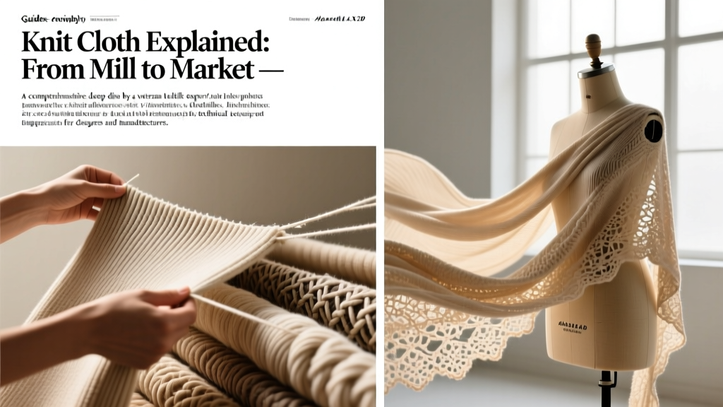 Knit Cloth Explained: From Mill to Market
