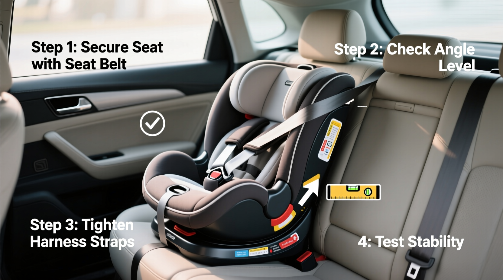how to put infant car seat