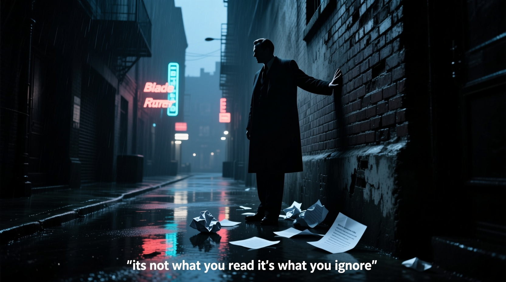 its not what you read its what you ignore