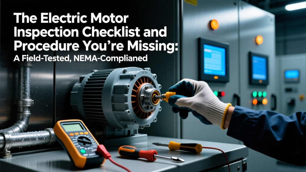 NEMA-Compliant Motor Inspection Checklist & Procedure