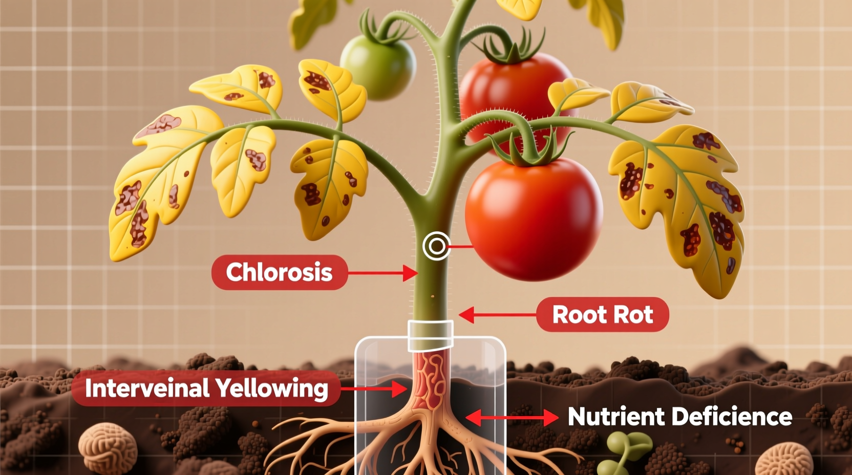 why do tomato leaves turn yellow