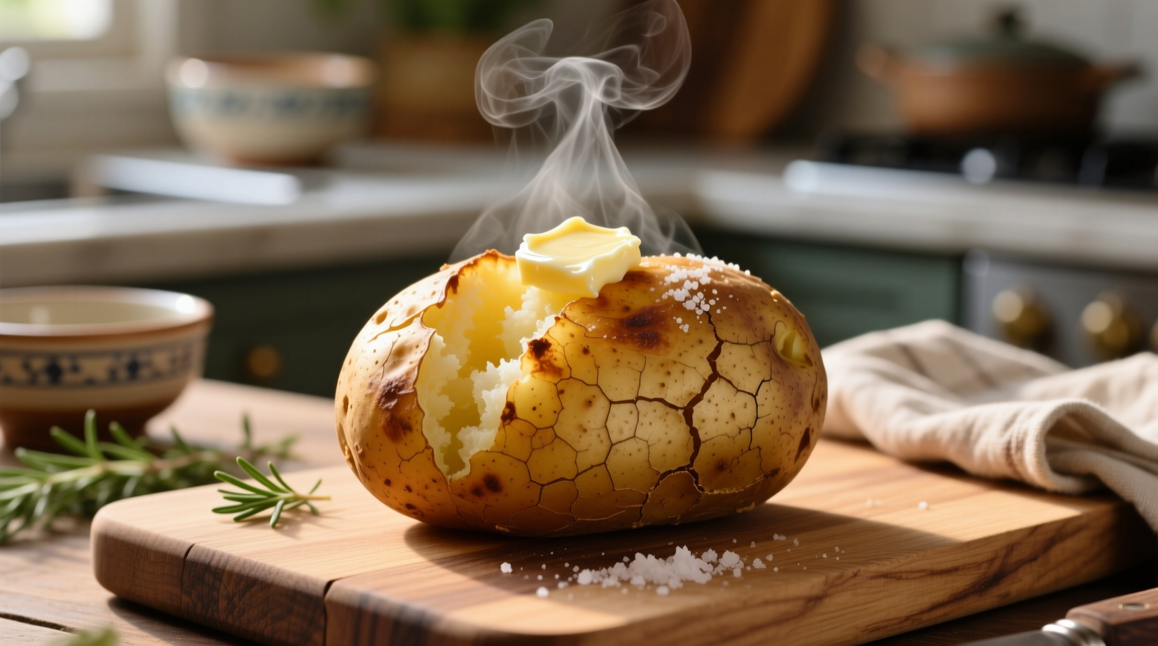 Perfect Oven Baked Potato: Crispy Skin, Fluffy Interior Every Time