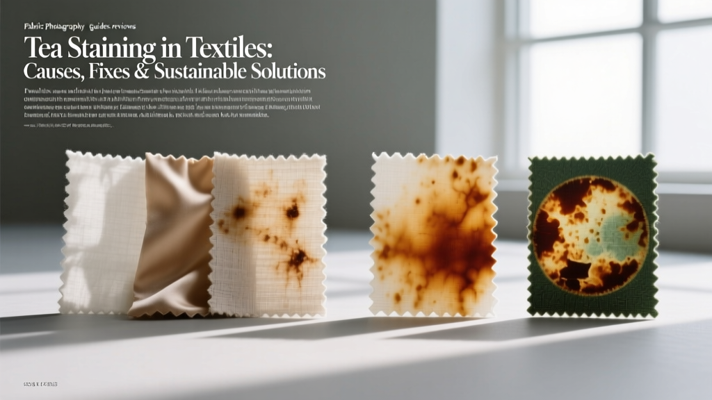 Tea Staining in Textiles: Causes, Fixes & Sustainable Solutions