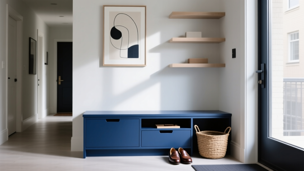 Blue Entryway Bench with Storage: Where to Buy & Style Tips