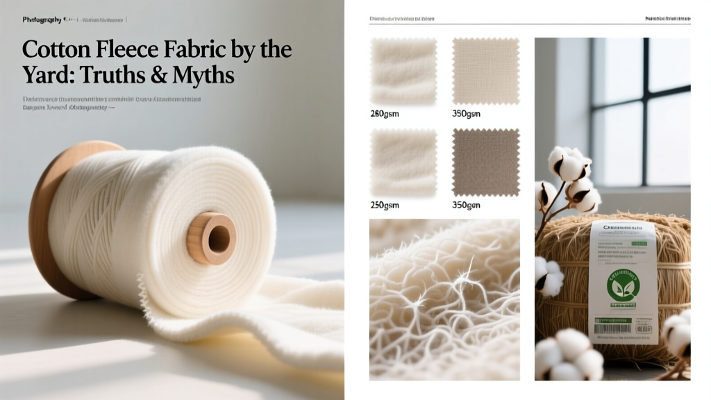 Cotton Fleece Fabric by the Yard: Truths & Myths