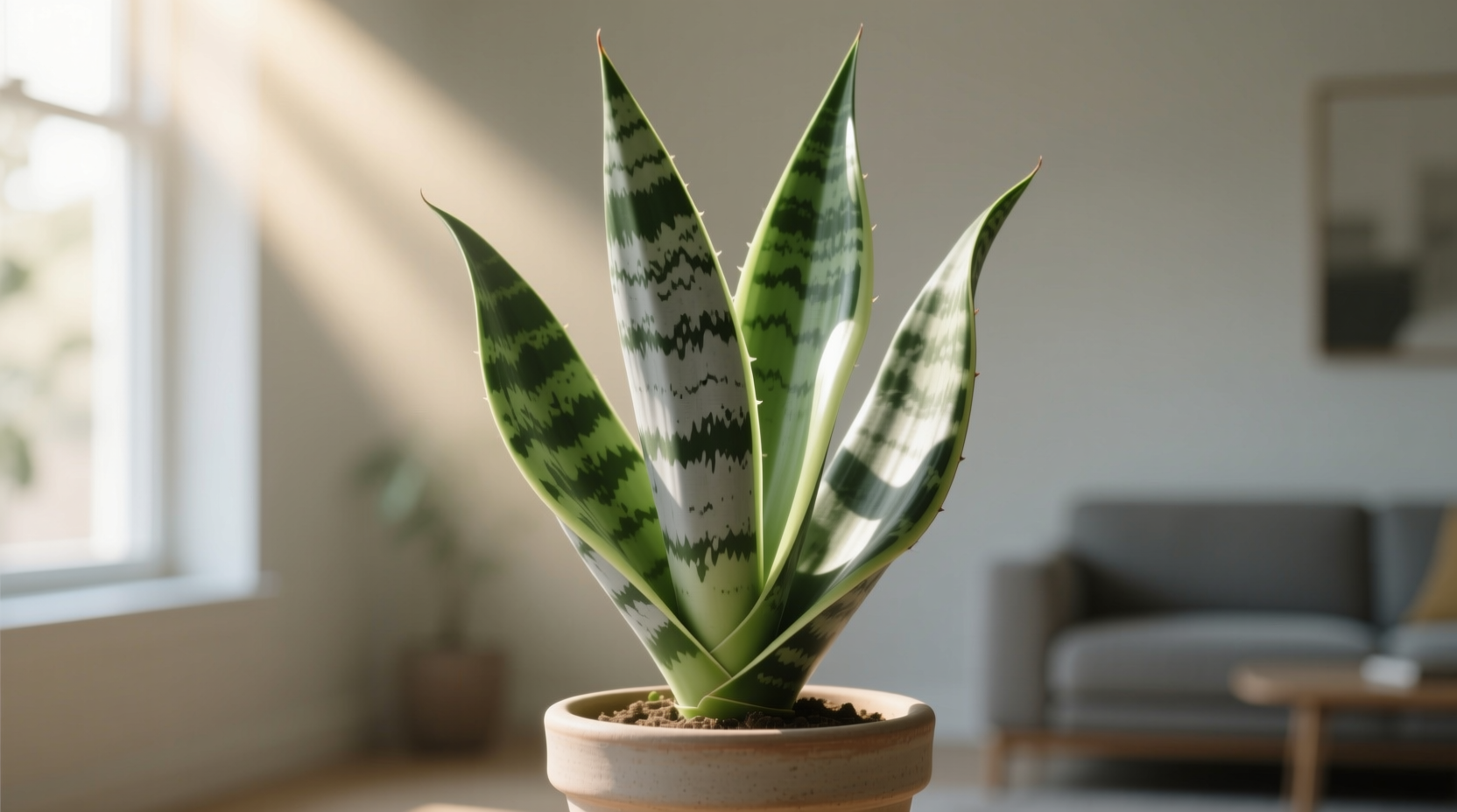 does a snake plant need sunlight