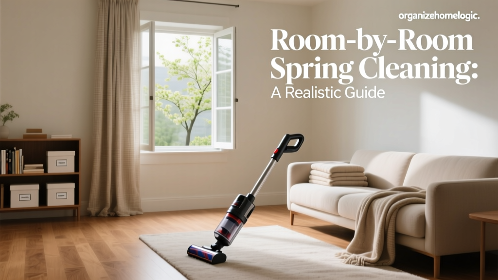 Room-by-Room Spring Cleaning: A Realistic Guide